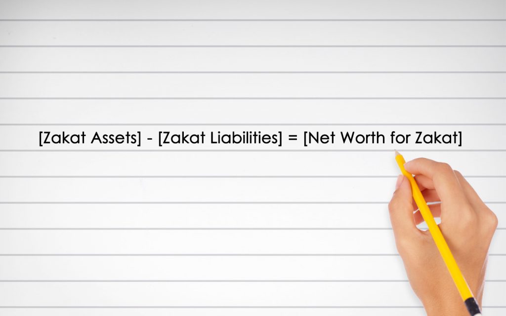 The Formula for Calculating the Net Worth for Zakat
