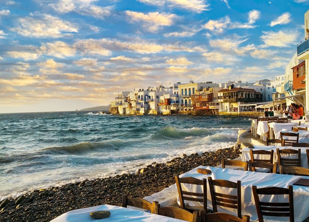 waterfront bistros in Greece